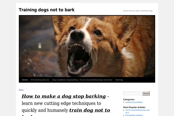 Twenty Ten theme site design template sample