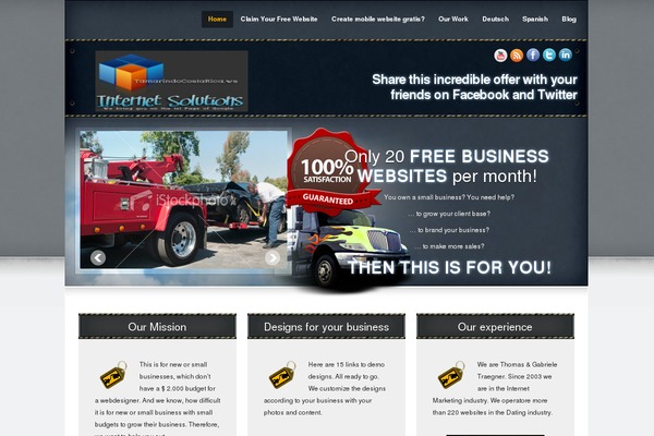 howtomakeawebsiteforfree.co site used Towing