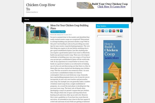 howtomakechickencoop.com site used Gamizen