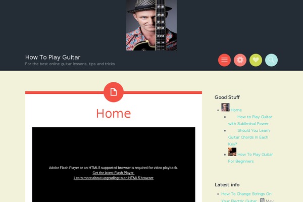 Sorbet theme site design template sample