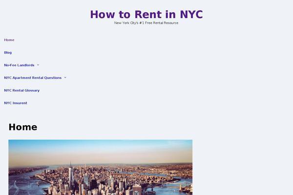 howtorentinnyc.com site used GeneratePress