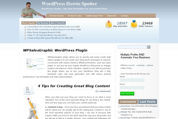 Curious theme websites examples