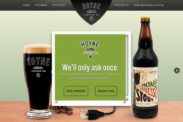 hoynebrewing.ca site used Hoyne