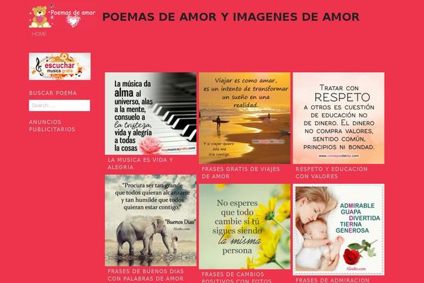 Love theme site design template sample
