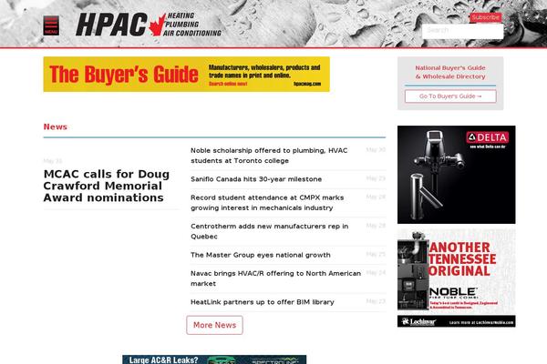 hpacmag.com site used Pubx-hpac