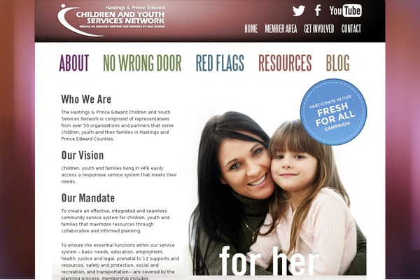 hpechildrenandyouth.ca site used Cysn
