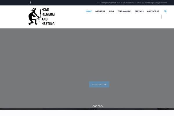 Plumber theme site design template sample