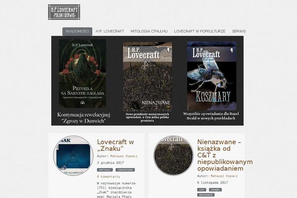 hplovecraft.pl site used Secundo-hpl