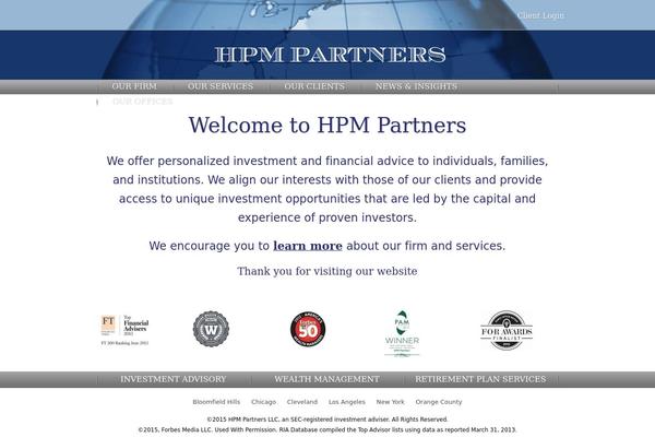 hpmpartners.com site used Hpm