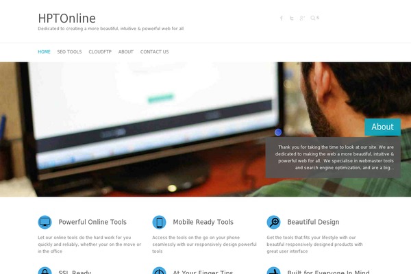 WordPress website example screenshot