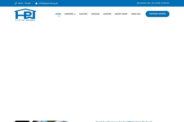 WordPress website example screenshot