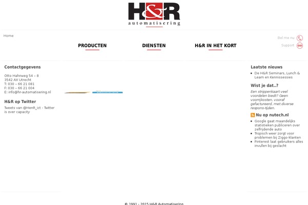 hr-automatisering.nl site used Geenkaas