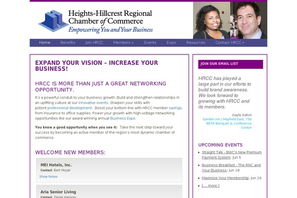hrcc.org site used Heights-hillcrest-regional-chamber-of-commerce