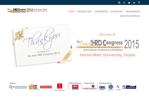 hrdcongress.com site used Charitas