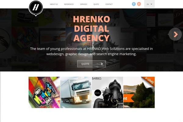 hrenko.eu site used Hrenko-theme