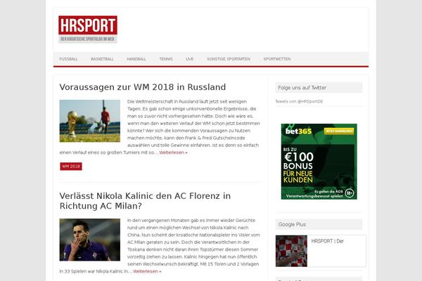 hrsport.de site used Iconic One Pro