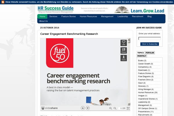 WordPress website example screenshot