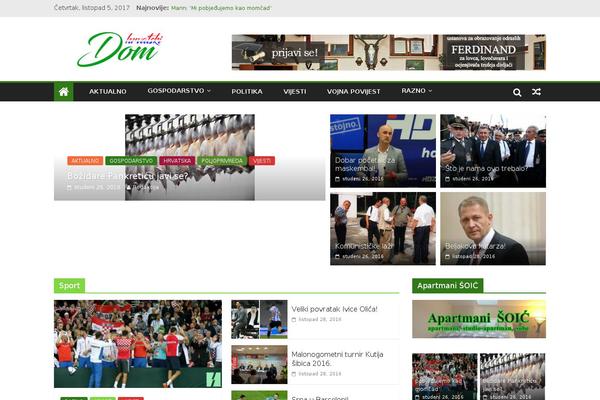 hrvatski-dom.hr site used Hrvatskidomv2