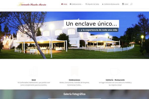 Divi theme site design template sample