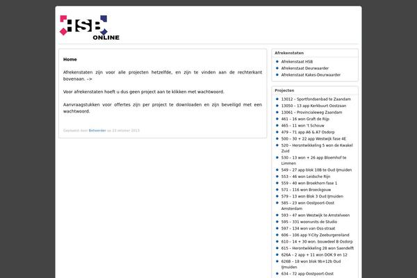 WordPress website example screenshot