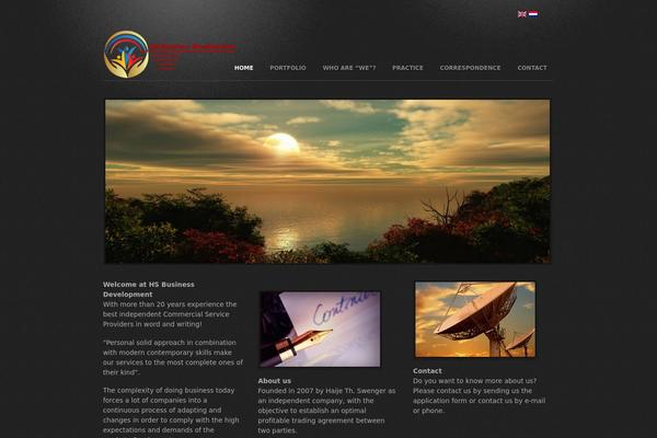 Blogfolio theme site design template sample