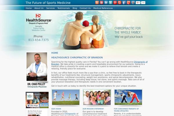 hschiropracticofbrandon.com site used Pwtheme