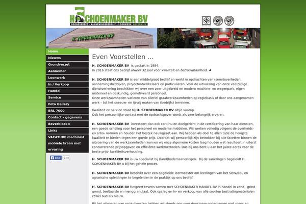 WordPress website example screenshot