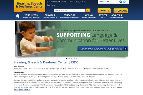 hsdc.org site used Hsdc-wordpress-theme