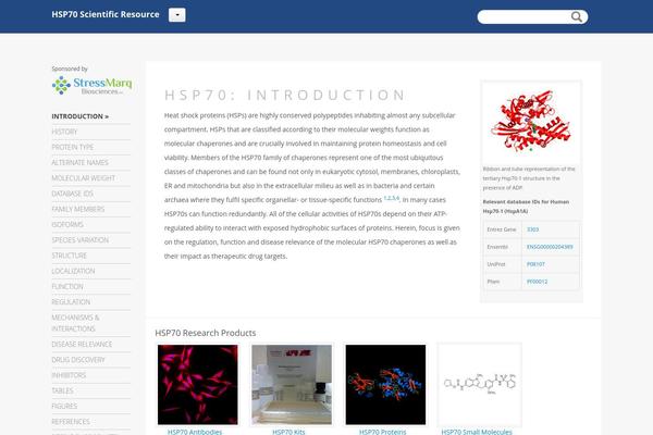 hsp70.com site used Stressmarq-satellite-2014