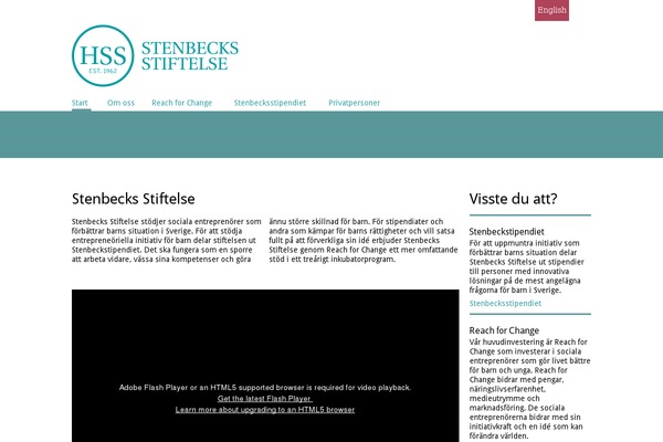 WordPress website example screenshot