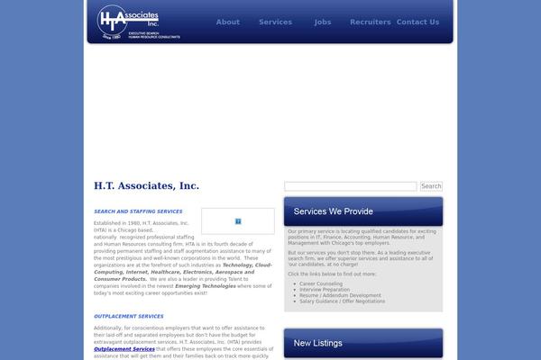 Hta theme site design template sample