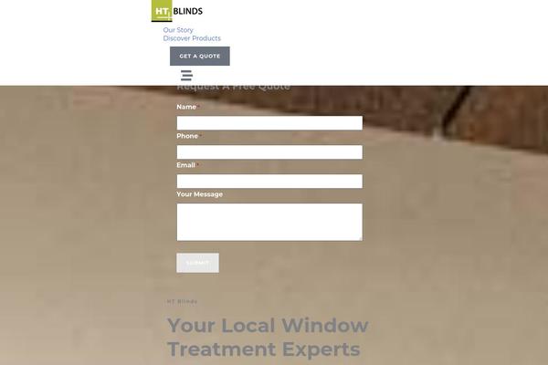 WordPress website example screenshot