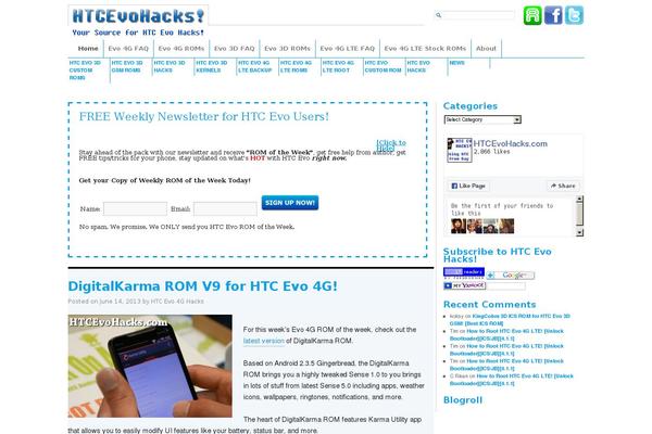 htcevohacks.com site used Htcevohacks