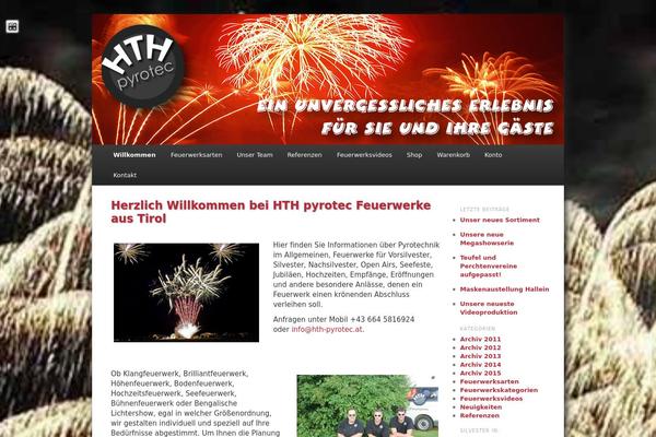 hth-pyrotec.at site used Prima-theme
