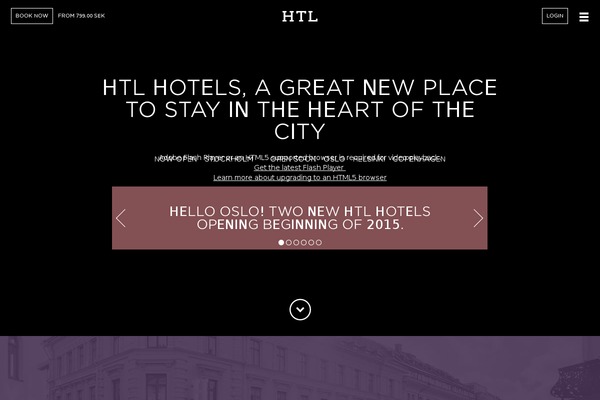 htlhotels.se site used Htl