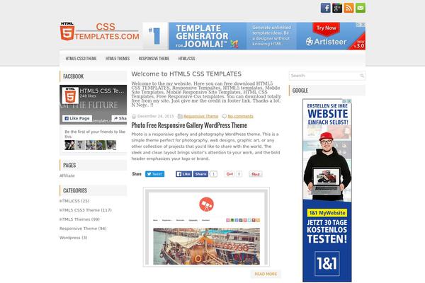 Canode theme websites examples