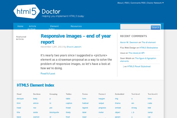 html5doctor.com site used Html5doctor2