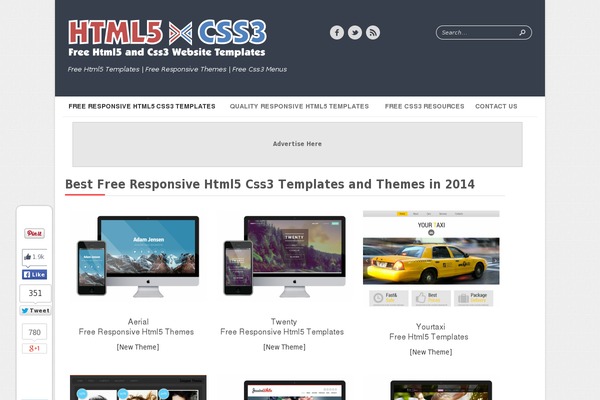 html5xcss3.com site used Mywptheme