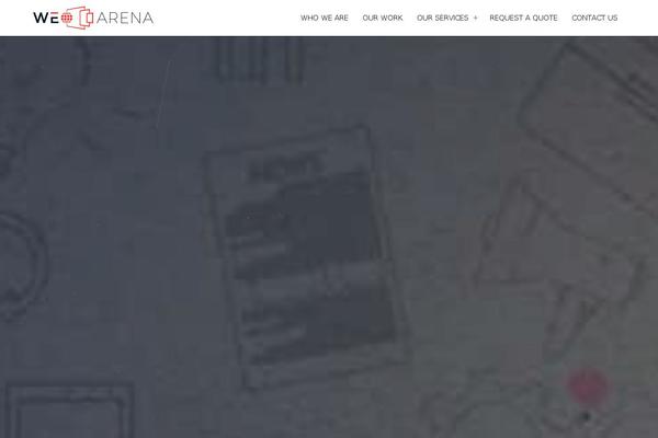 Arena theme site design template sample