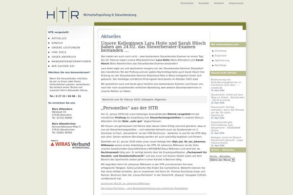 WordPress website example screenshot