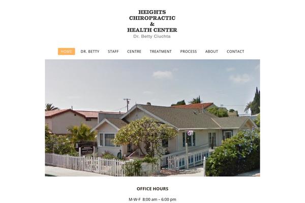 WordPress website example screenshot
