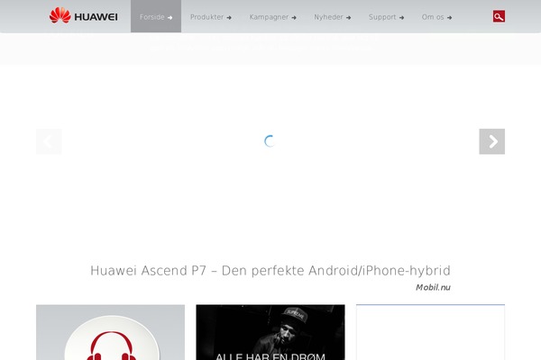 huaweidevice.dk site used Huawei