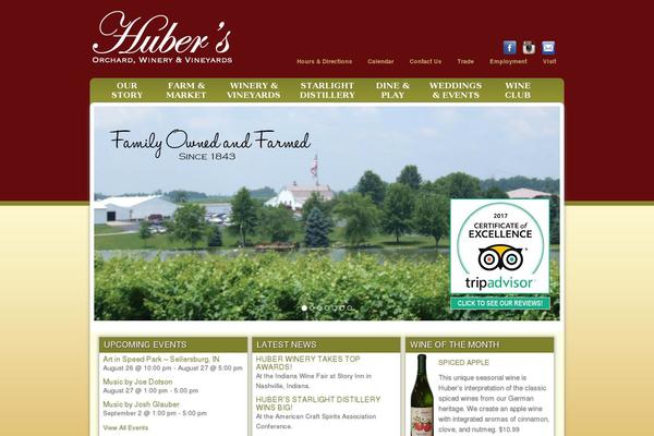 huberwinery.com site used Huber-winery