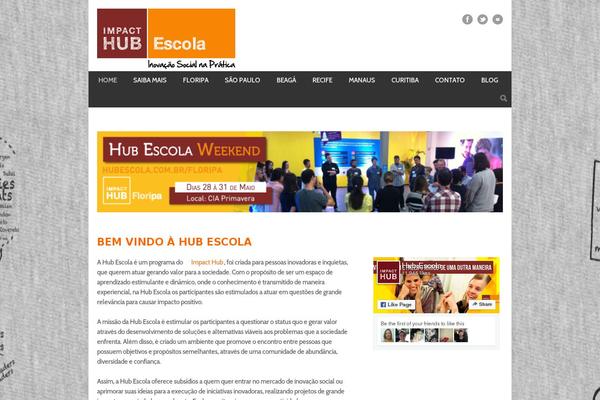 hubescola.com.br site used Modernize v3.13