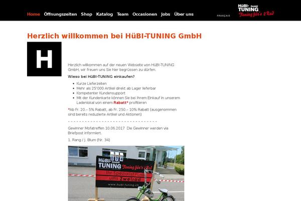 hubi-tuning.ch site used Flatsome
