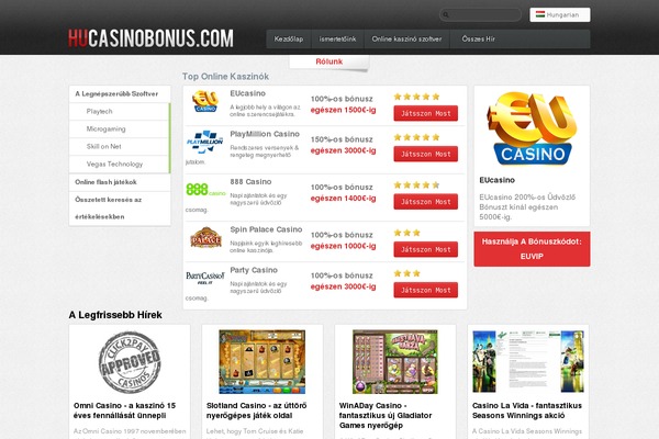 hucasinobonus.com site used Hu-review