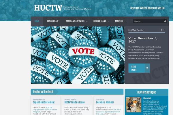 huctw.org site used Charityhub