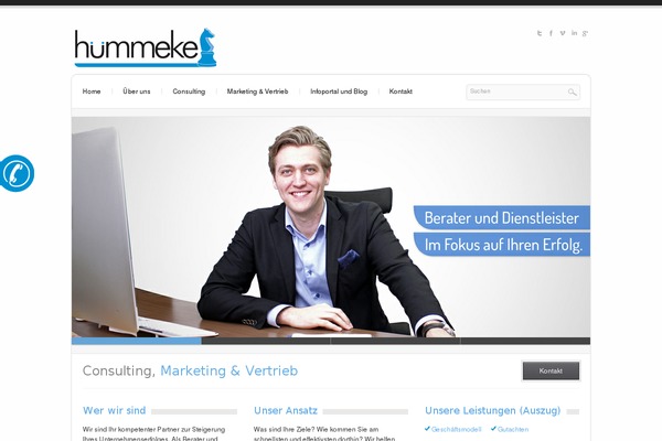 huemmeke-gmbh.com site used Wp-alphapack