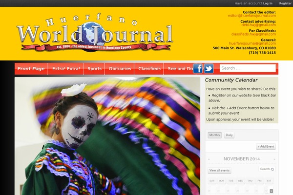 WordPress website example screenshot