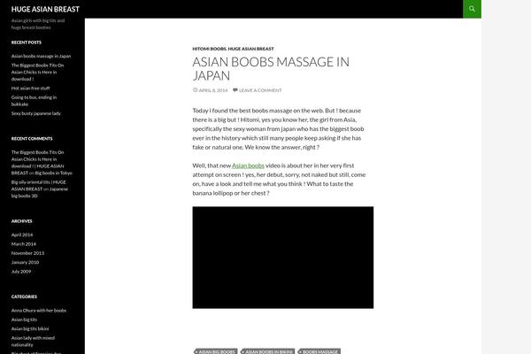 Twenty Fourteen theme site design template sample